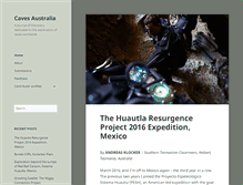 Tablet Screenshot of cavesaustralia.com